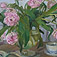 Rosa Tulpen,          20??<br/>Öl auf Leinwand<br/>60 x 70 cm
